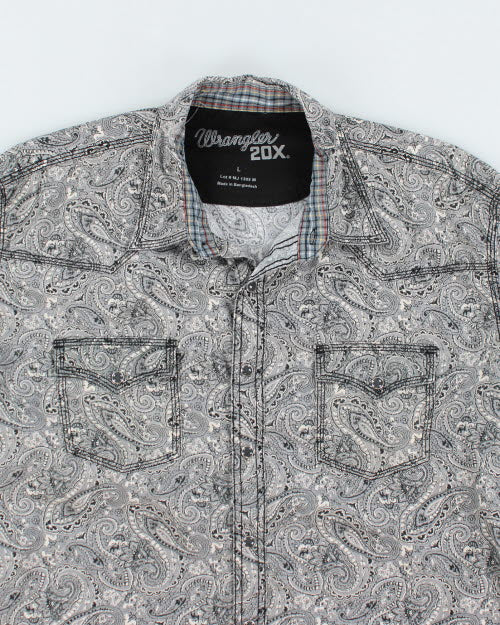 Wrangler Paisley Pattern Shirt - L