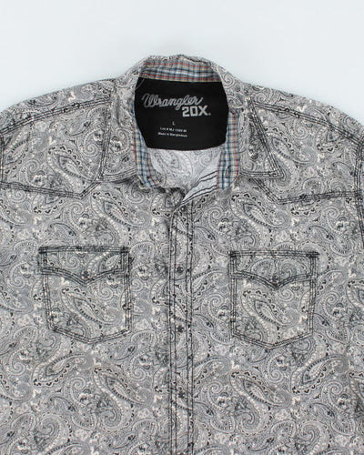 Wrangler Paisley Pattern Shirt - L