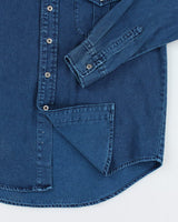 Vintage Ralph Lauren Over Dyed Denim Shirt - S