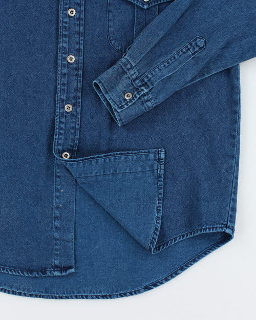 Vintage Ralph Lauren Over Dyed Denim Shirt - S