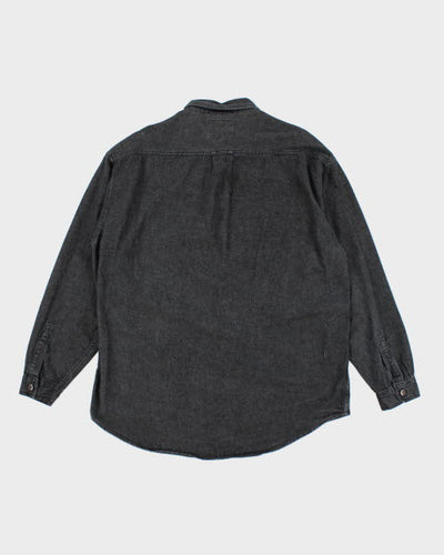 Vintage Levi's Dark Wash Denim Long-sleeved Shirt - L