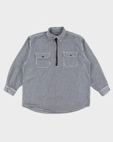 Vintage Heavyweight Quarter Zip Shirt - XL
