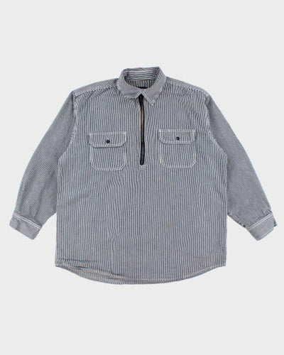 Vintage Heavyweight Quarter Zip Shirt - XL
