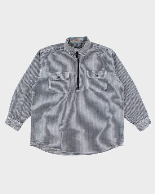 Vintage Heavyweight Quarter Zip Shirt - XL