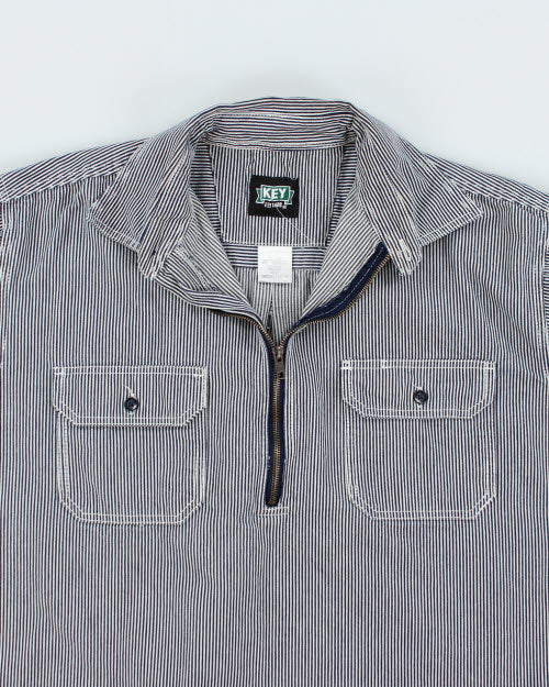 Vintage Heavyweight Quarter Zip Shirt - XL