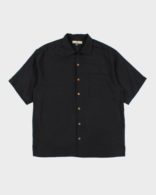 Vintage 90's Tommy Bahama Short Sleeve Silk Shirt - M