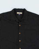 Vintage 90's Tommy Bahama Short Sleeve Silk Shirt - M