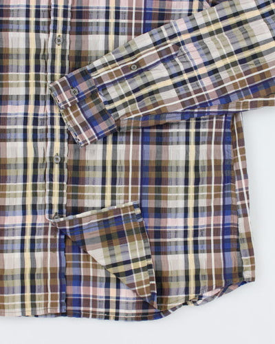 Vintage Armani Exchange Patterned Shirt - L
