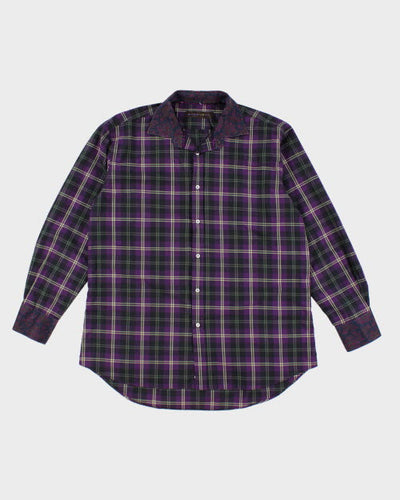 Vintage Etro Paisley Collared Shirt - L