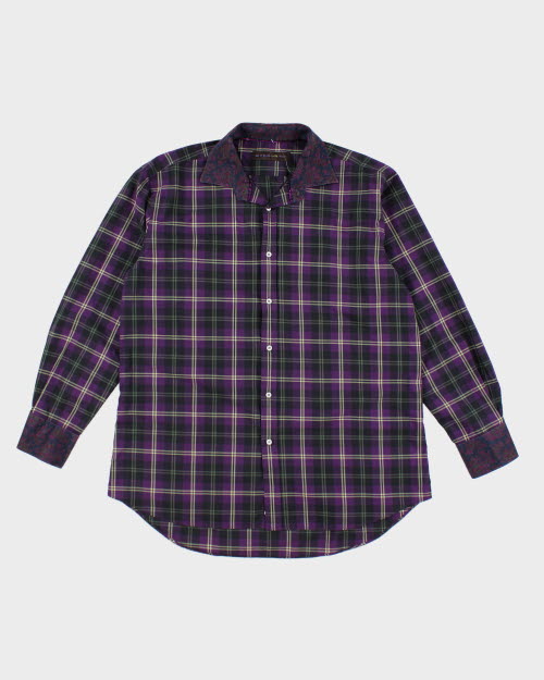 Vintage Etro Paisley Collared Shirt - L