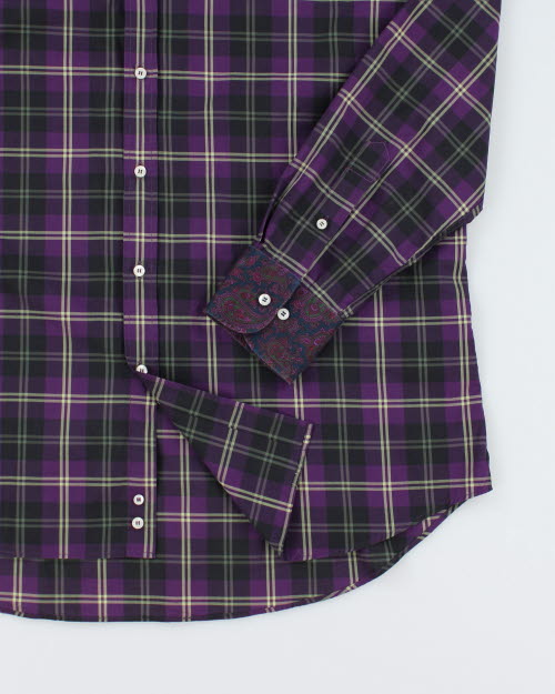 Vintage Etro Paisley Collared Shirt - L