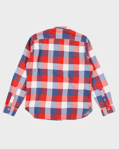 Vintage 90's Brooks Brothers Red Fleece Flannel Shirt - M