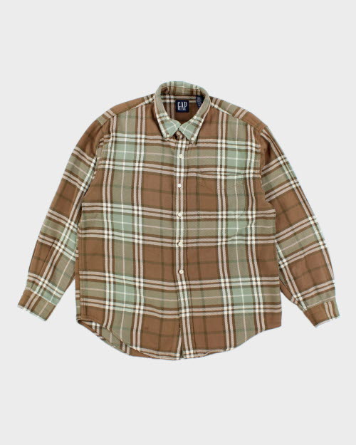Vintage GAP Heavyweight Flannel Shirt - L
