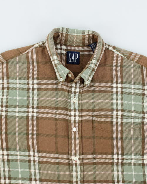Vintage GAP Heavyweight Flannel Shirt - L