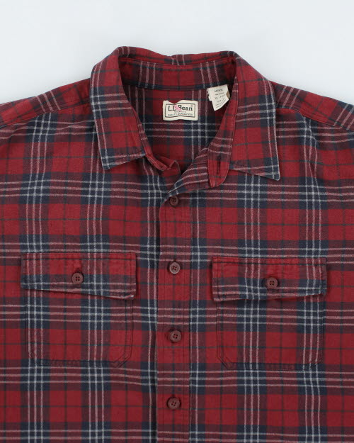 Vintage 90's L.L. Bean Heavyweight Flannel Shirt - XL
