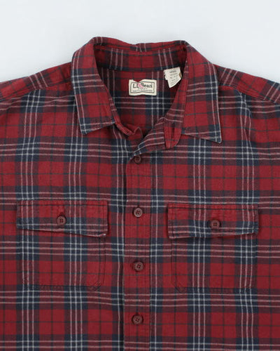 Vintage 90's L.L. Bean Heavyweight Flannel Shirt - XL