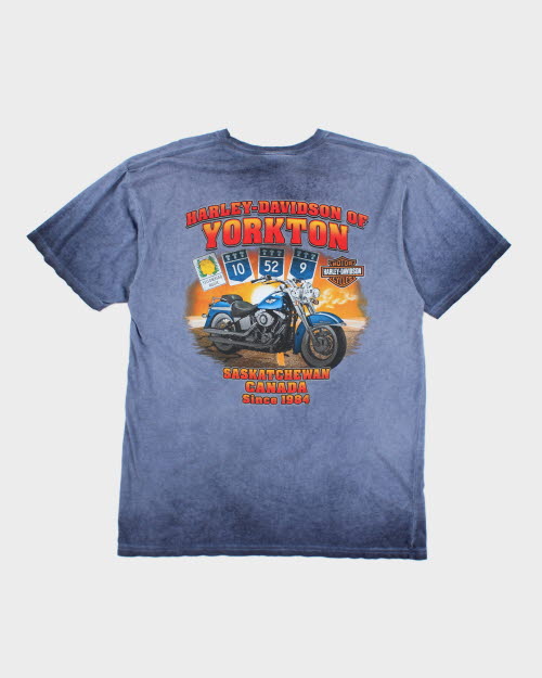Vintage Harley Davidson Biker T-Shirt - L