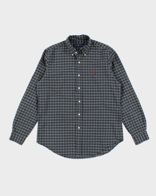 Ralph Lauren Green Check Shirt - M