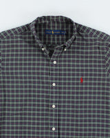 Ralph Lauren Green Check Shirt - M