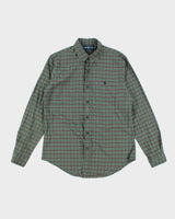 Ralph Lauren Green Check Shirt - M