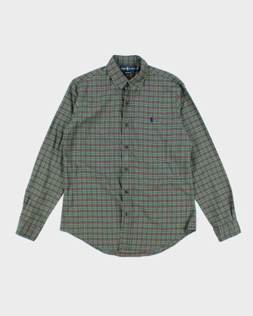 Ralph Lauren Green Check Shirt - M