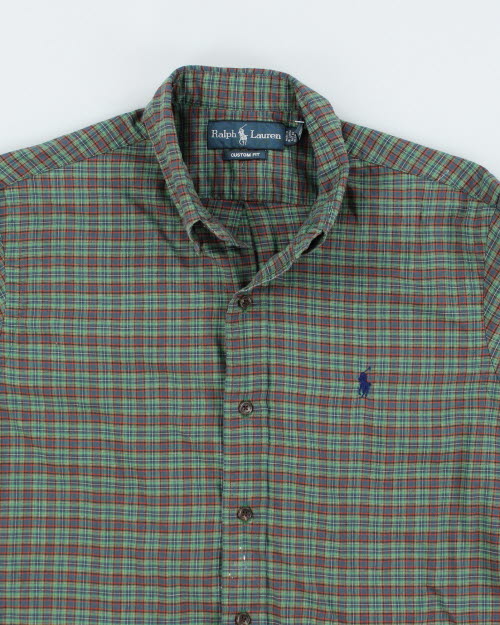 Ralph Lauren Green Check Shirt - M