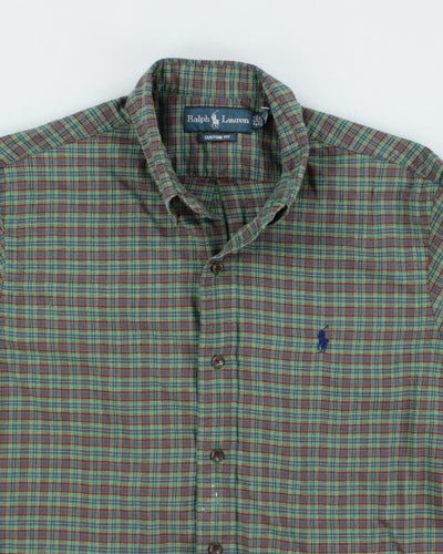 Ralph Lauren Green Check Shirt - M
