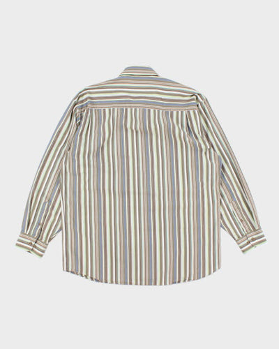 Y2k 00s Pierre Cardin Stripe Shirt - L