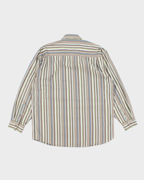 Y2k 00s Pierre Cardin Stripe Shirt - L
