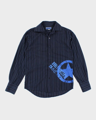 Y2k 00s Notorious Stripe Shirt - S