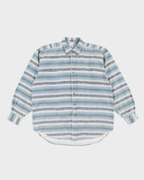 Y2k 00s Motto Pattern Shirt - M