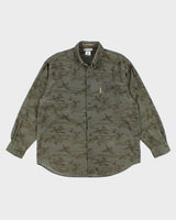 Columbia Pattern Cord Shirt - L