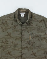 Columbia Pattern Cord Shirt - L
