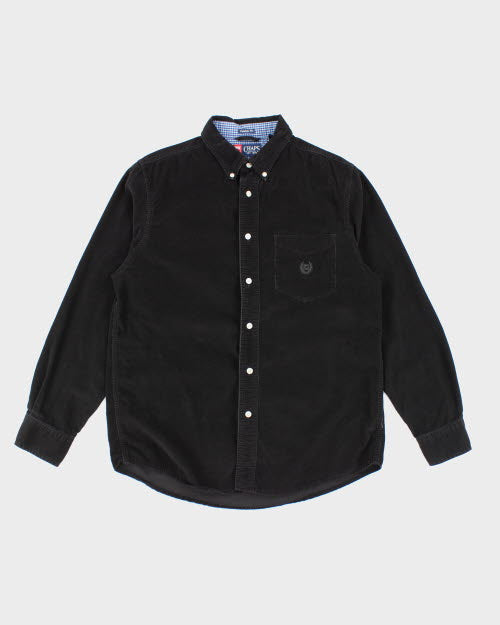 Chaps Black Cord Shirt - M