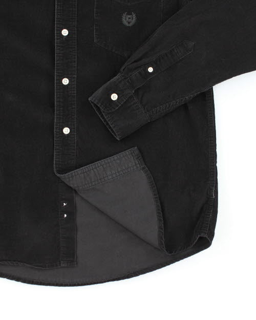 Chaps Black Cord Shirt - M
