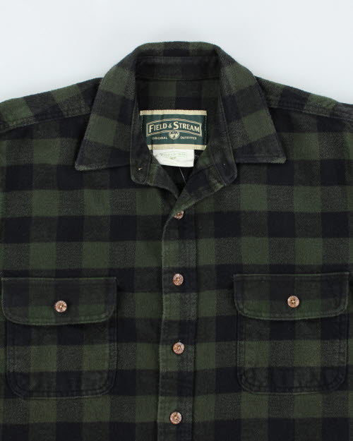 Vintage Field &amp; Stream Plaid Shirt - M