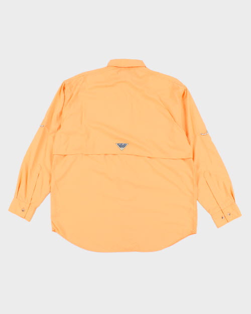 Columbia Orange Long Sleeve Shirt - S