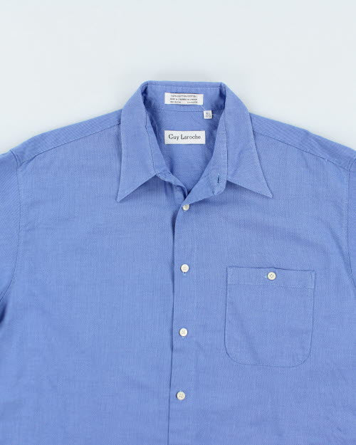Vintage Guy Laroche Blue Shirt - L