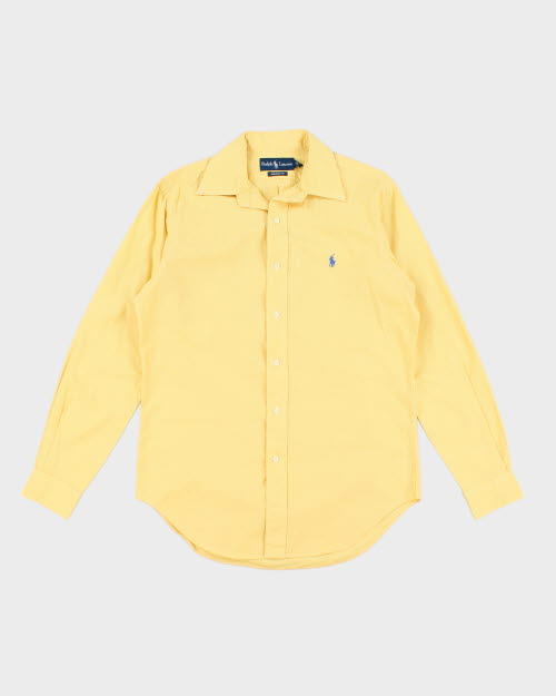 Ralph Lauren Yellow Check Shirt - S