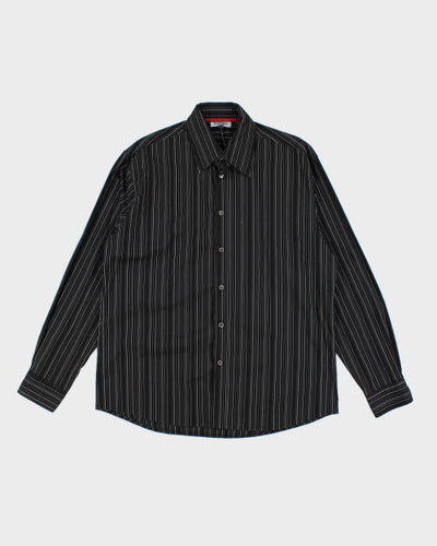 Y2k 00s Le Chateau Stripe Shirt - L