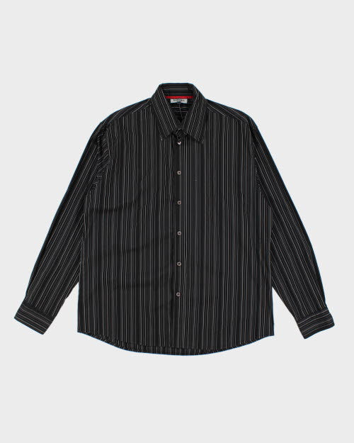 Y2k 00s Le Chateau Stripe Shirt - L