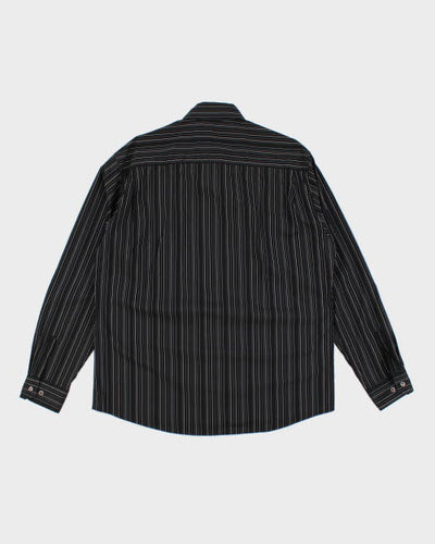 Y2k 00s Le Chateau Stripe Shirt - L