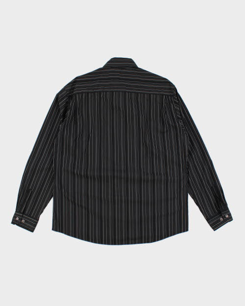 Y2k 00s Le Chateau Stripe Shirt - L
