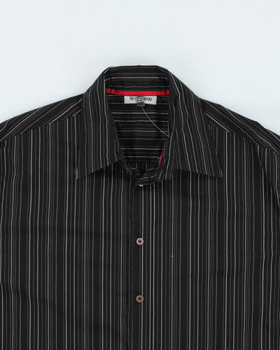 Y2k 00s Le Chateau Stripe Shirt - L