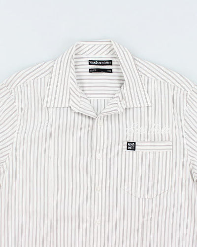Y2k 00s Ecko Unltd  Stripe Shirt - L