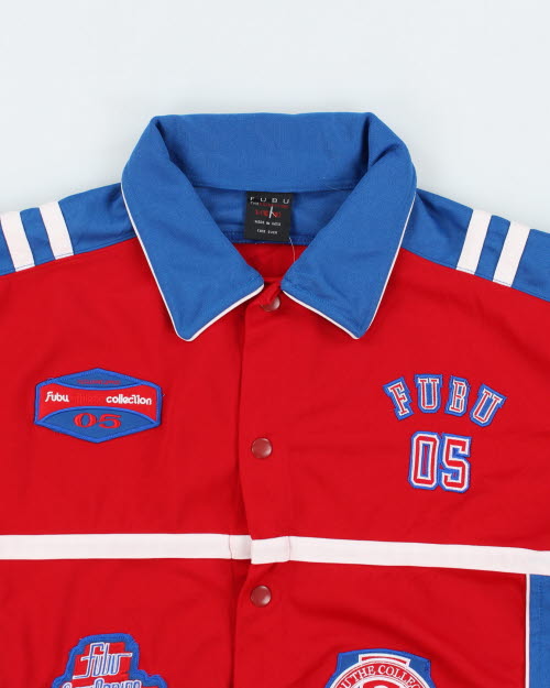 Vintage 2000's FUBU Patched Work Shirt - L