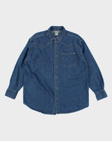 Vintage Request Western Long-sleeve Denim Shirt - L