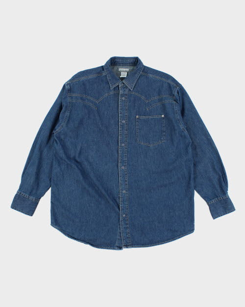 Vintage Request Western Long-sleeve Denim Shirt - L