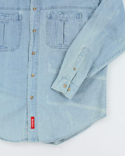 Vintage 90's Marlboro Country Long-sleeve Denim Shirt - L