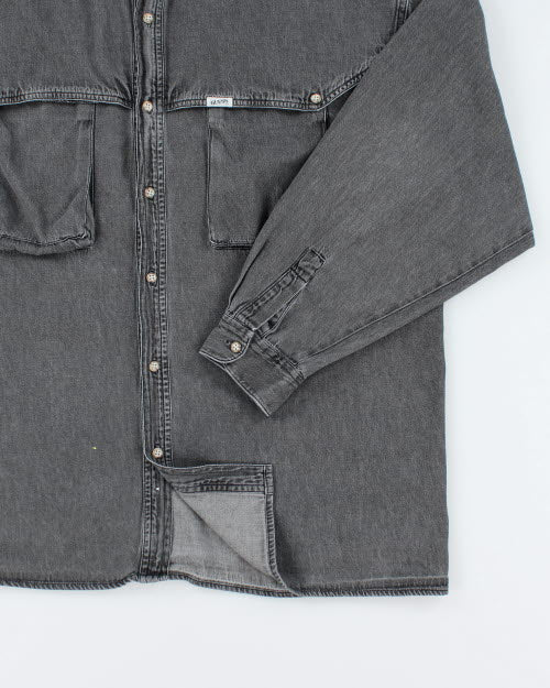 Vintage 90's Guess Jeans Long-sleeve Denim Shirt - XL